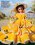 Dolls Dress Crochet Pattern, 15" Doll, Southern Belle Dress, Instant Download